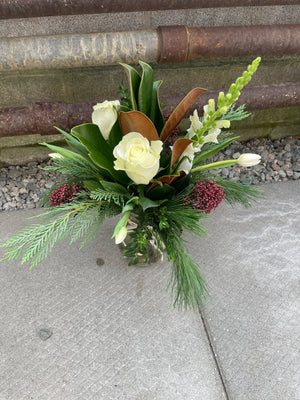 Christmas Designer’s Choice Vase Arrangement