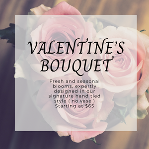 Valentine’s Hand Tied Bouquet