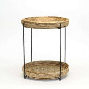 2 TIER BANANA LEAF TRAY TABLE