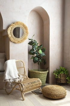 SEAGRASS CAPSULE POUF