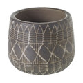 Naima pot 5.5" x 4.25" brown - Wilder & Rain Flowers - Kincardine's florist